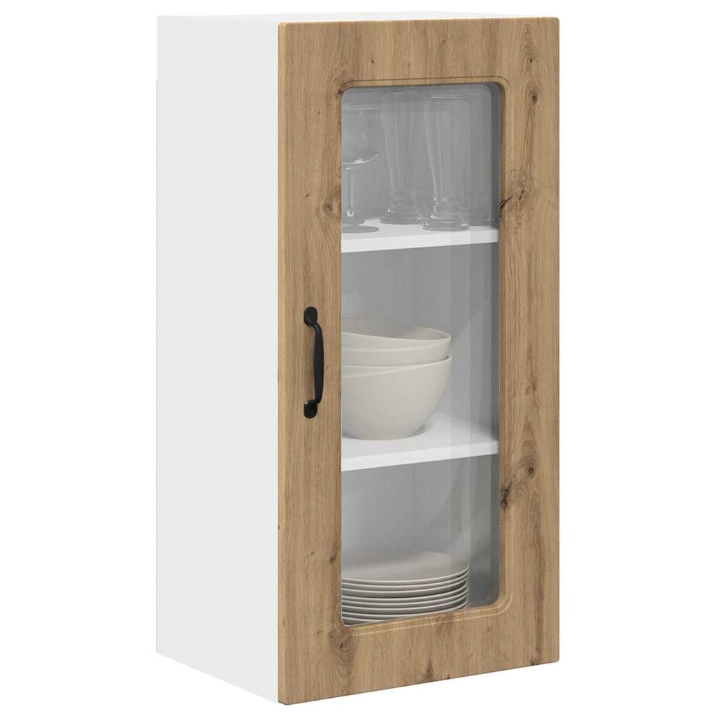 Dulap suspendat de bucatarie Stejar Artizanal 40 x 31 x 80 cm — imaginea 4