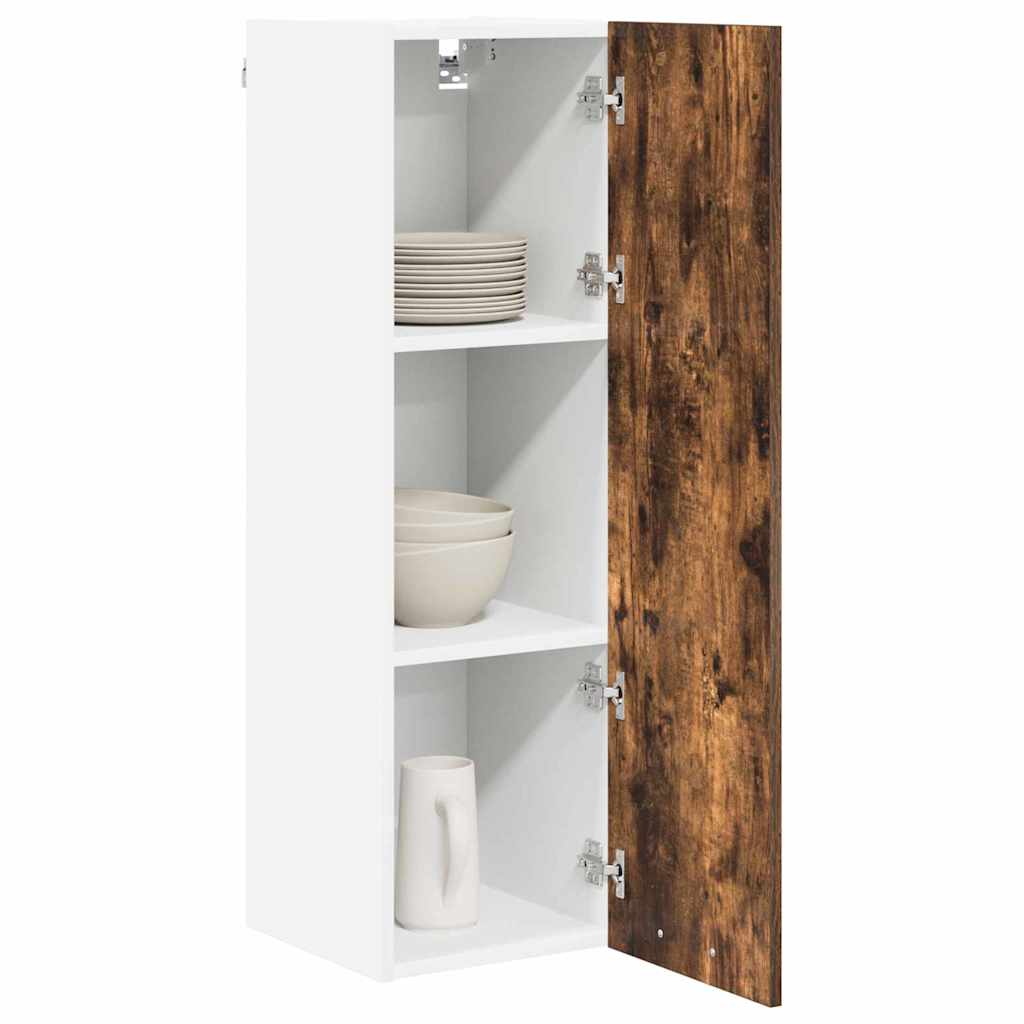 Dulap suspendat cu raft Riga Stejar fumuriu 30 x 31 x 100 cm — imaginea 4