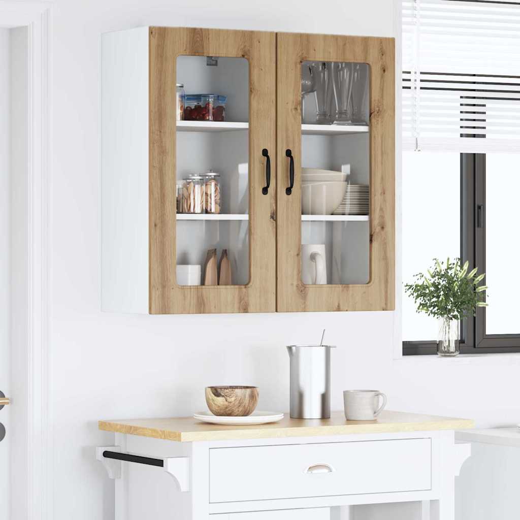 Dulap suspendat de bucatarie Stejar Artizanal 40 x 31 x 80 cm — imaginea 5