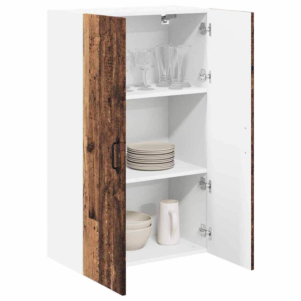 Dulap suspendat de bucatarie cu usa Lemn Vechi 60 x 31 x 100 cm — imaginea 4
