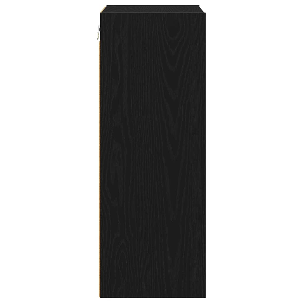 Dulap suspendat cu raft Riga Stejar Negru 40 x 29,5 x 80 cm — imaginea 7