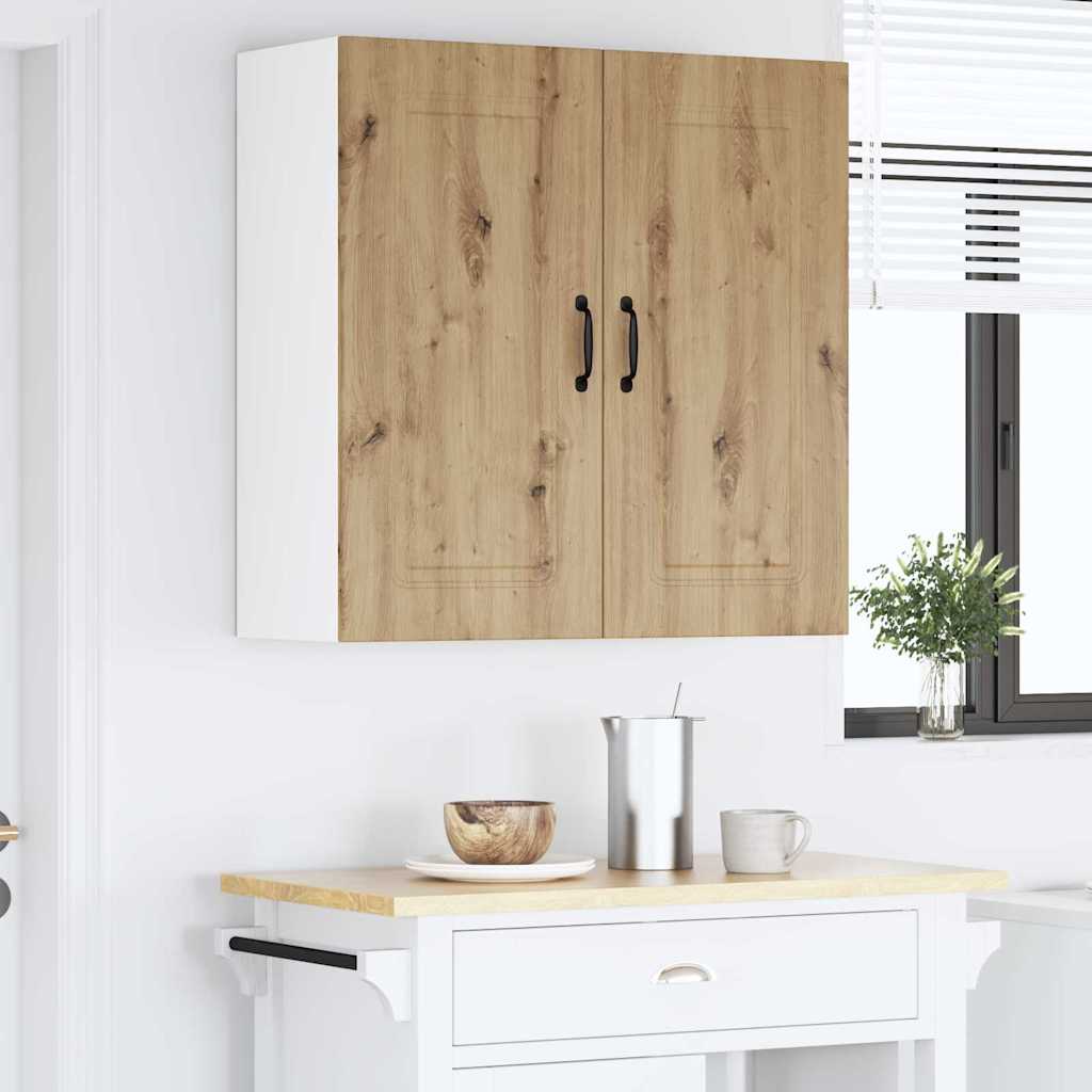 Dulap suspendat de bucatarie Stejar Artizanal 80 x 31 x 80 cm — imaginea 5