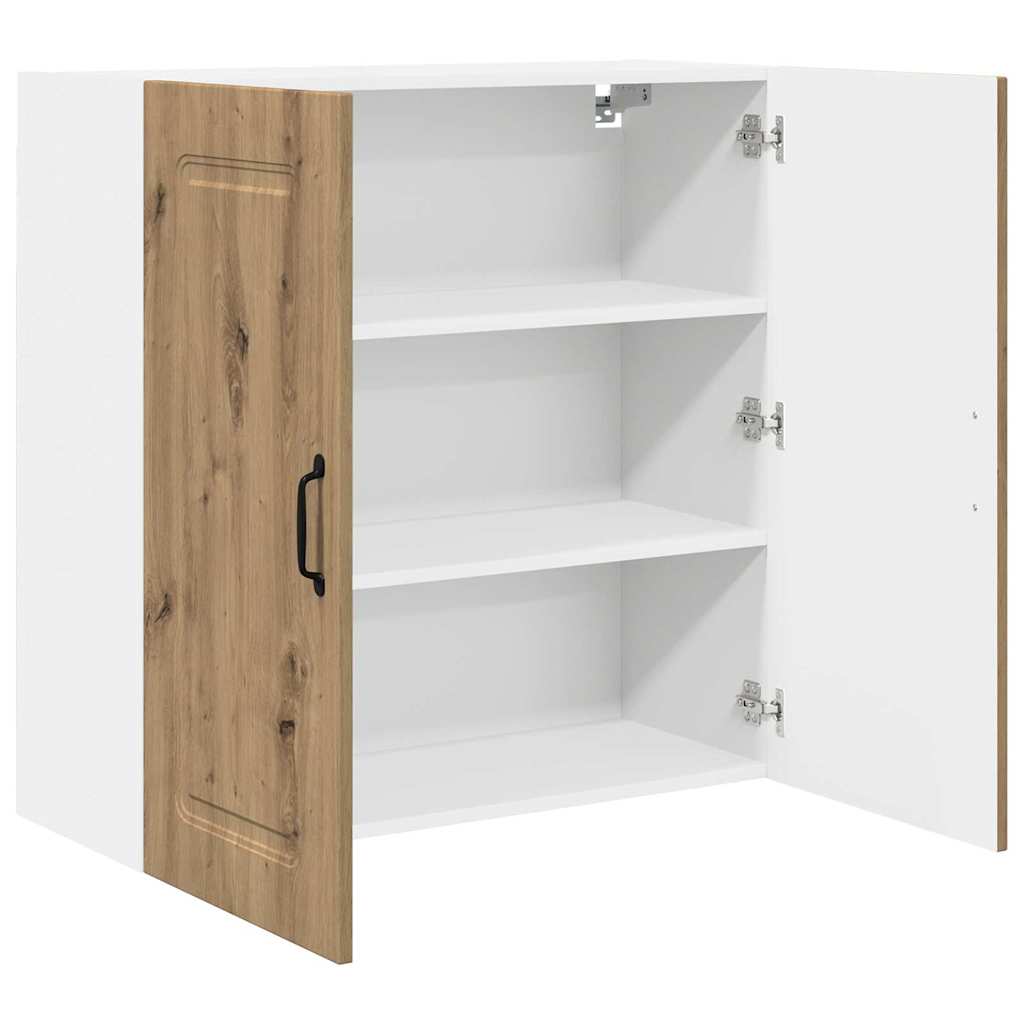 Dulap suspendat de bucatarie Stejar Artizanal 80 x 31 x 80 cm — imaginea 6