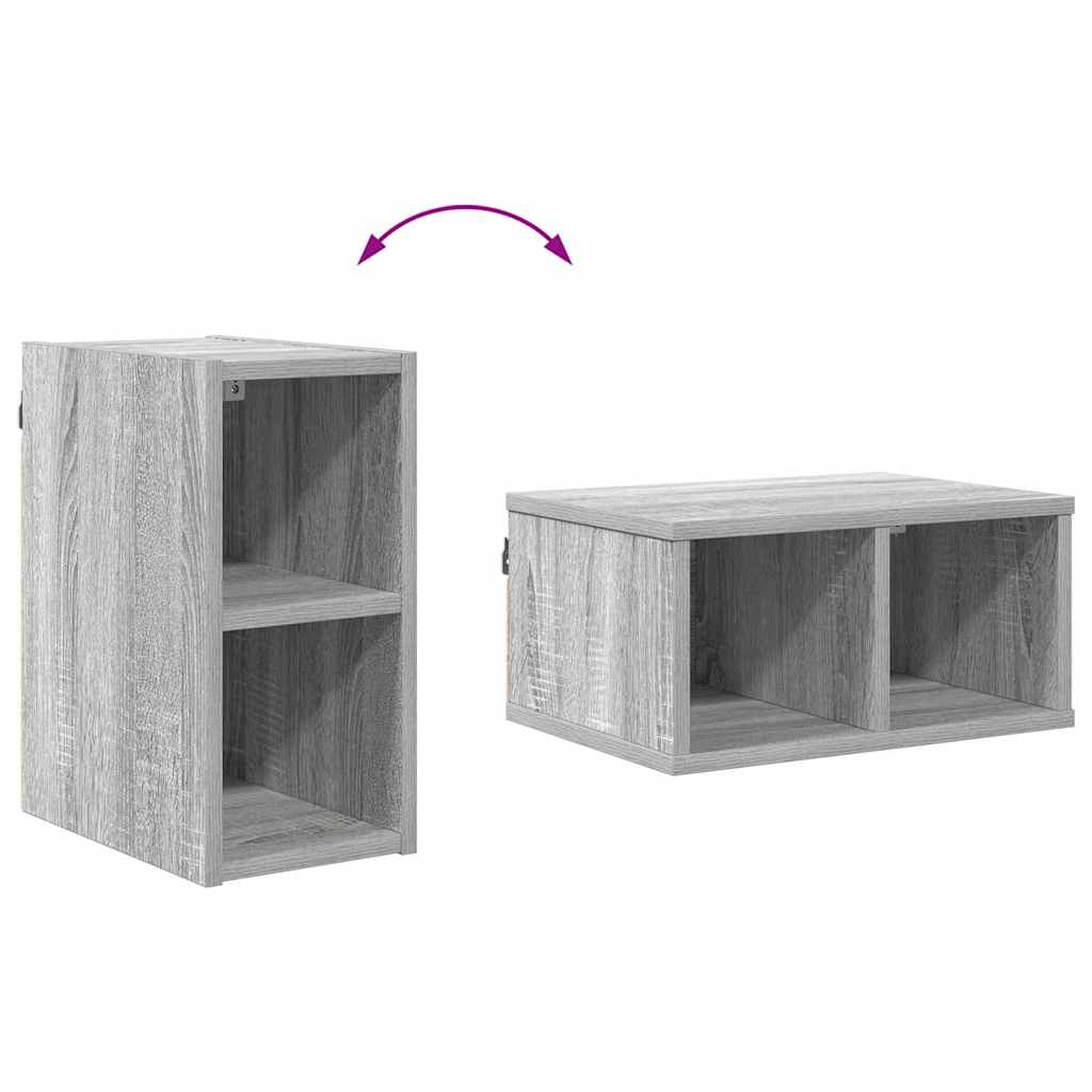 Dulap suspendat Riga Gri Sonoma 20 x 29,5 x 40 cm Lemn compozit — imaginea 11