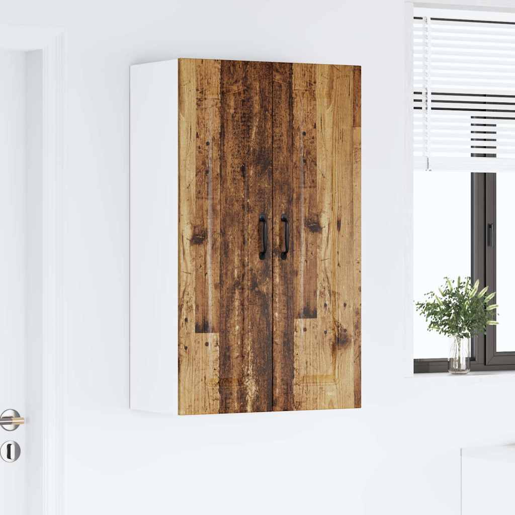 Dulap suspendat de bucatarie cu usa Lemn Vechi 60 x 31 x 100 cm — imaginea 5