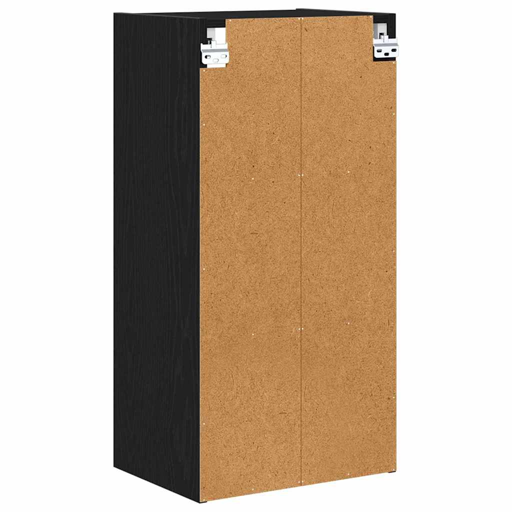 Dulap suspendat cu raft Riga Stejar Negru 40 x 29,5 x 80 cm — imaginea 8