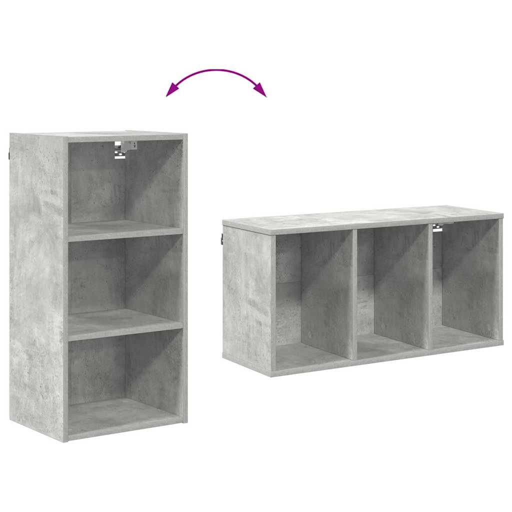 Dulap suspendat cu raft Riga Gri din beton 40 x 29,5 x 80 cm — imaginea 11