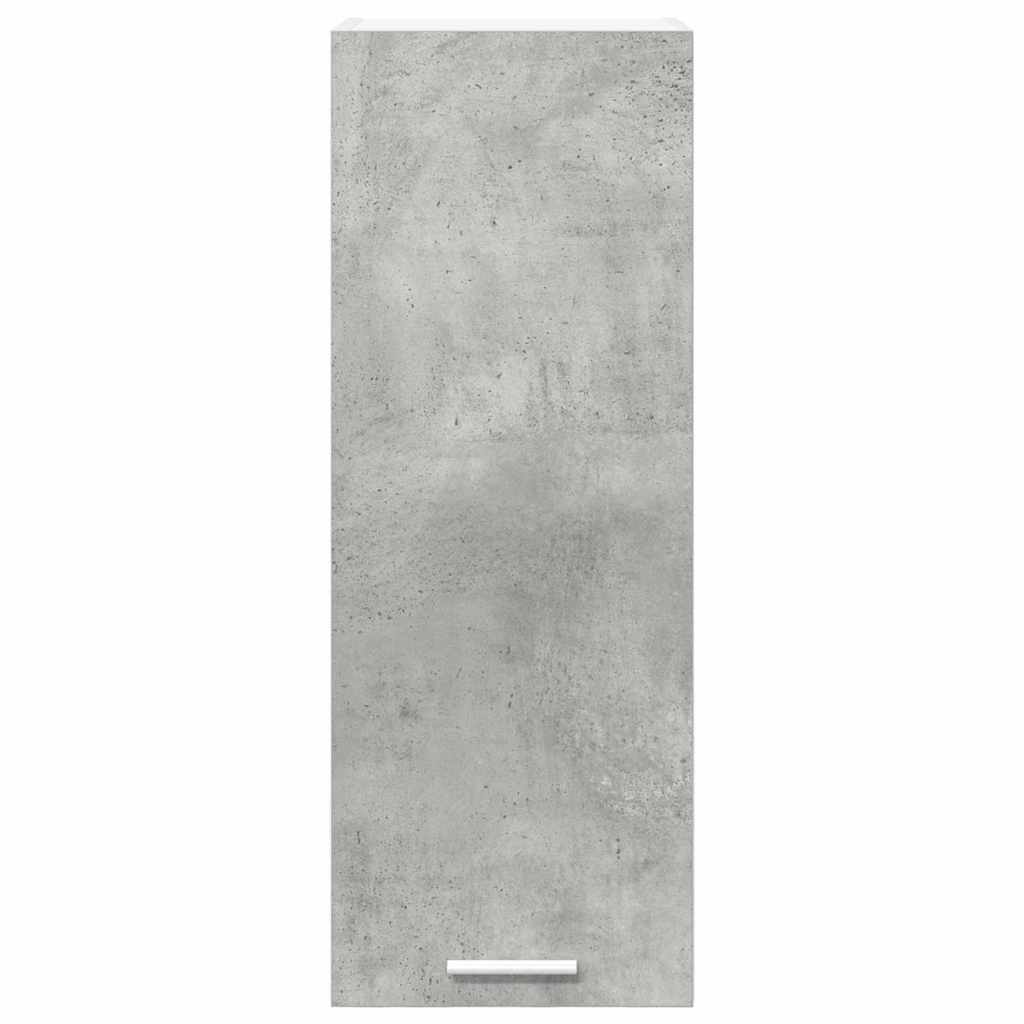 Dulap suspendat Riga 2 pcs Gri beton si Alb 30 x 31 x 80 cm — imaginea 8