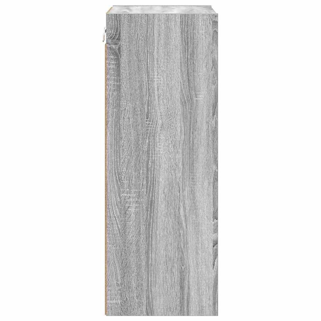 Dulap suspendat Riga Gri Sonoma 40 x 29,5 x 80 cm Lemn compozit — imaginea 7