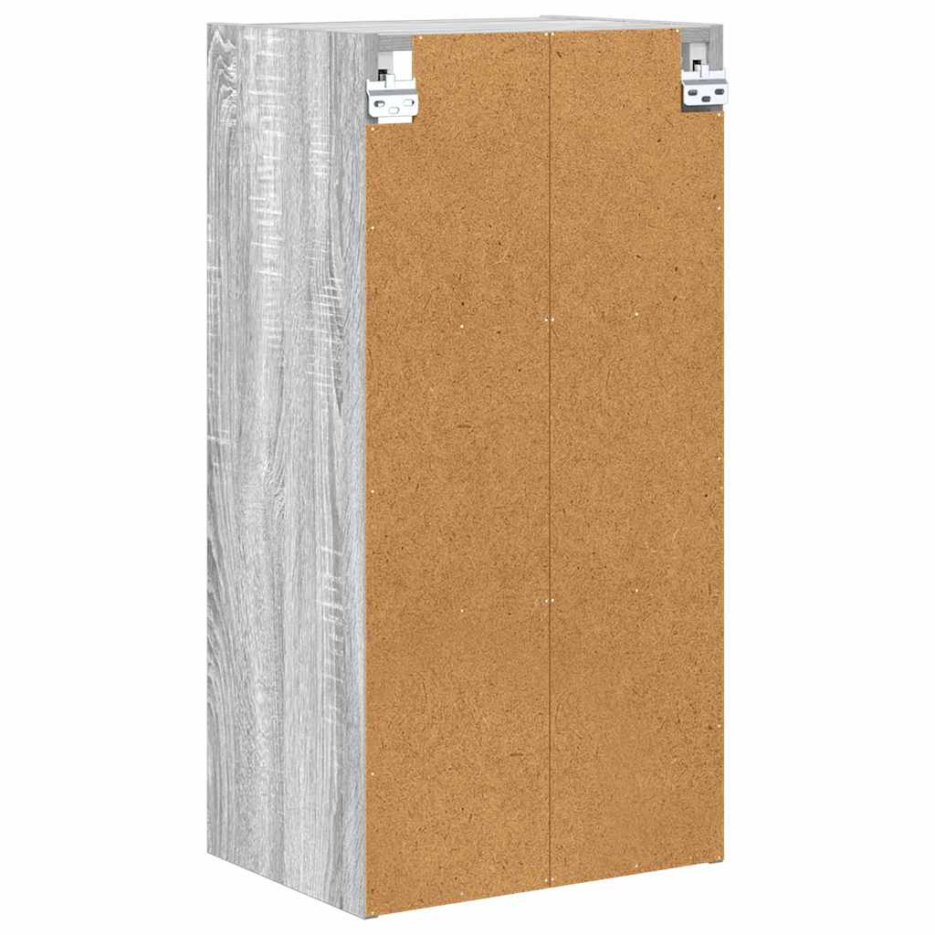 Dulap suspendat Riga Gri Sonoma 40 x 29,5 x 80 cm Lemn compozit — imaginea 8