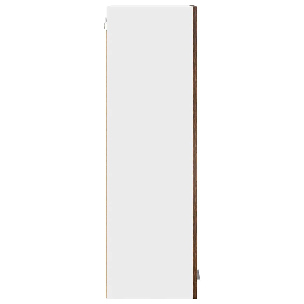 Dulap suspendat cu raft Riga Stejar fumuriu 30 x 31 x 100 cm — imaginea 8
