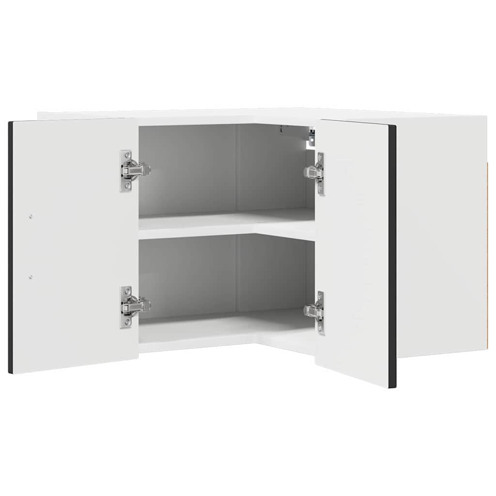 Dulap suspendat de bucatarie cu raft Negru 57 x 57 x 40 cm — imaginea 6