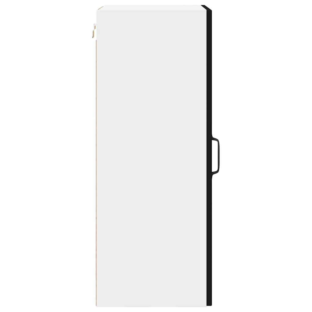 Dulap suspendat de bucatarie cu raft Negru 40 x 31 x 80 cm — imaginea 8