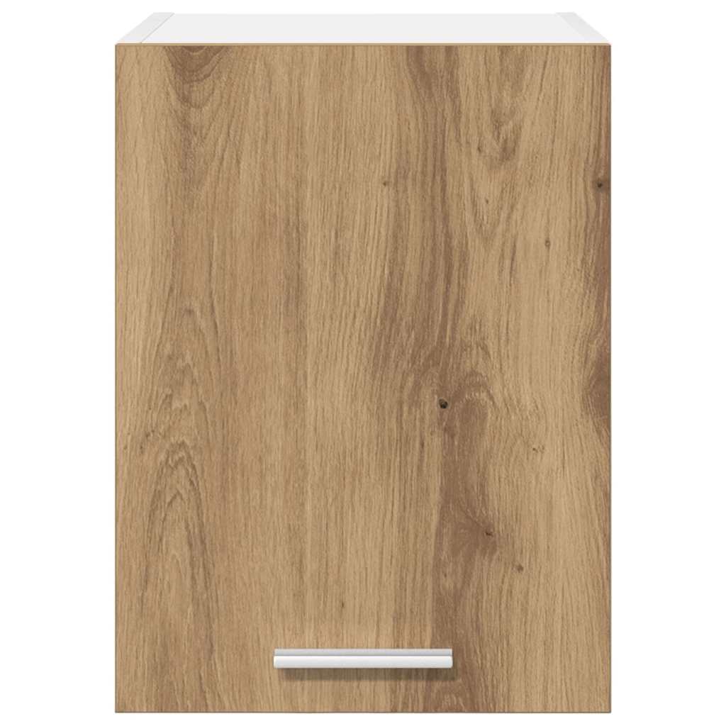 Dulap suspendat Riga Stejar Artisan si Alb 30 x 31 x 40 cm — imaginea 7