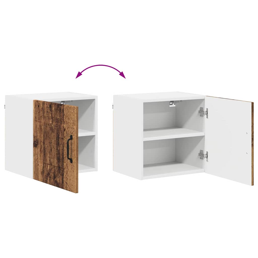 Dulap suspendat de bucatarie 2 pcs Lemn Vechi 40 x 31 x 40 cm — imaginea 13
