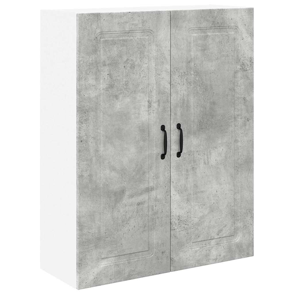 Dulap suspendat de bucatarie Gri din beton 80 x 31 x 100 cm