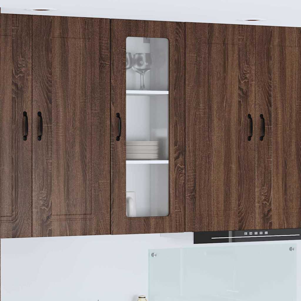Dulap suspendat de bucatarie Stejar inchis 40 x 31 x 100 cm — imaginea 2