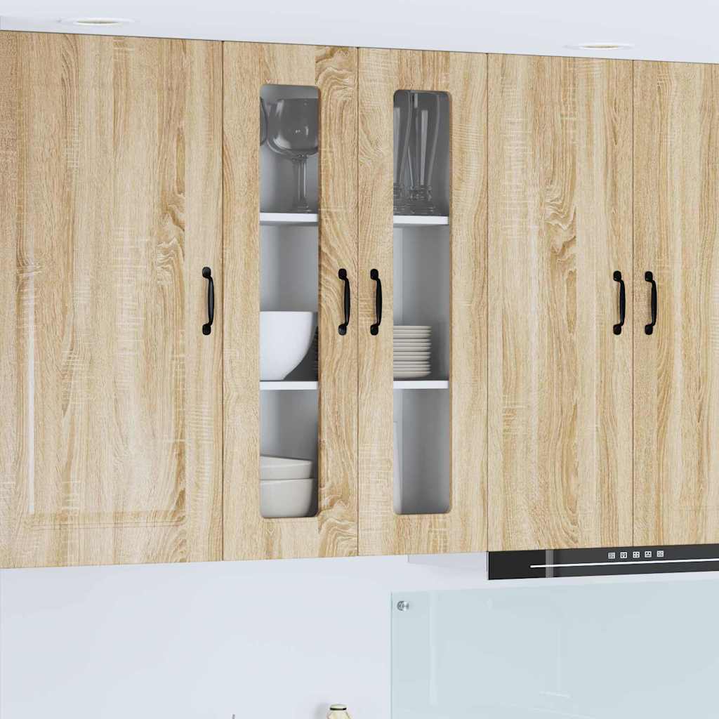 Dulap suspendat de bucatarie Stejar Sonoma 60 x 31 x 100 cm — imaginea 2