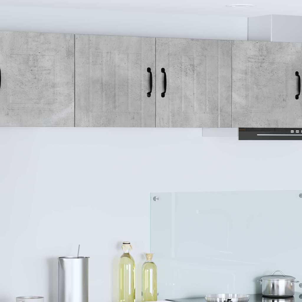 Dulap suspendat de bucatarie Gri din beton 80 x 31 x 40 cm — imaginea 2