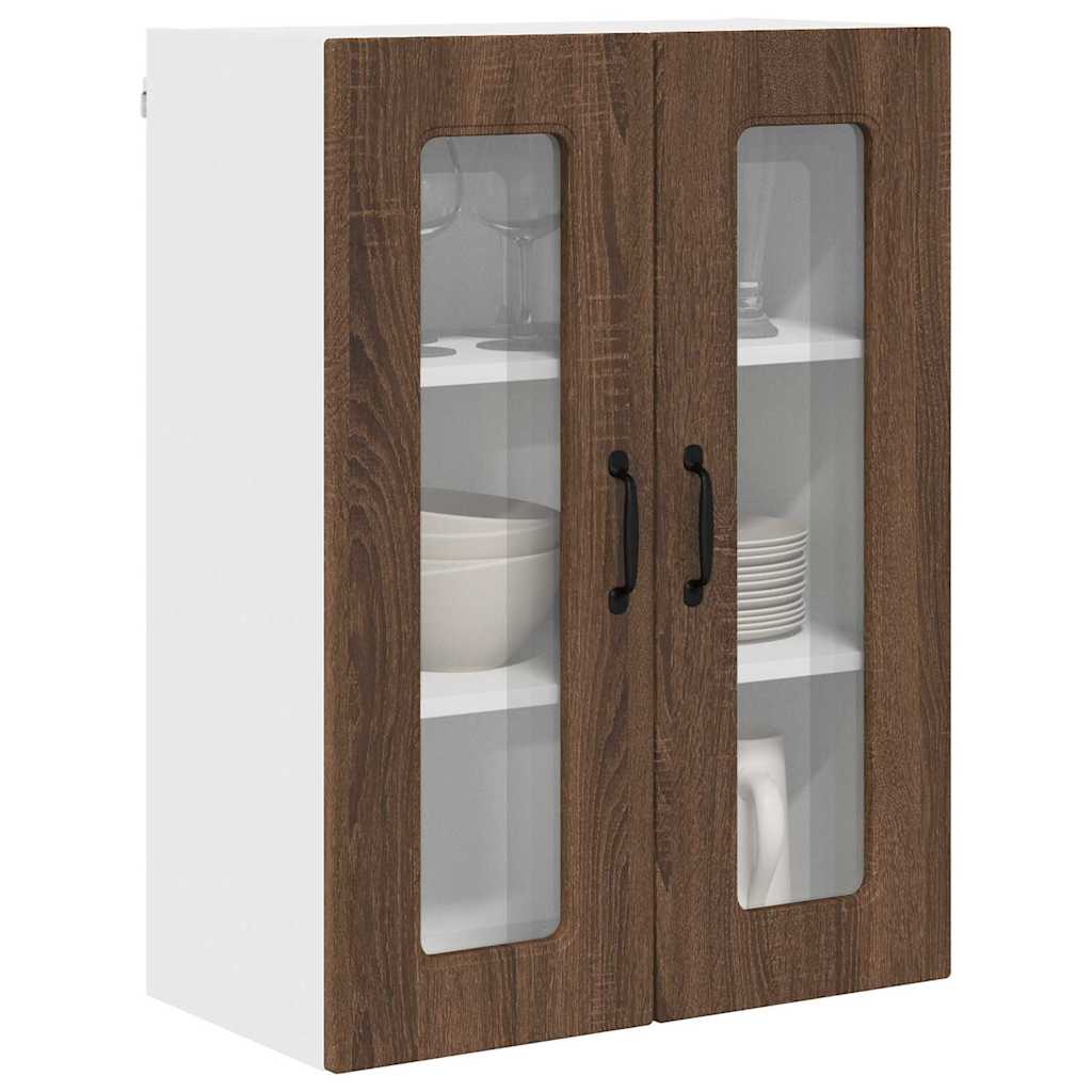 Dulap suspendat de bucatarie Stejar inchis 60 x 31 x 80 cm — imaginea 4