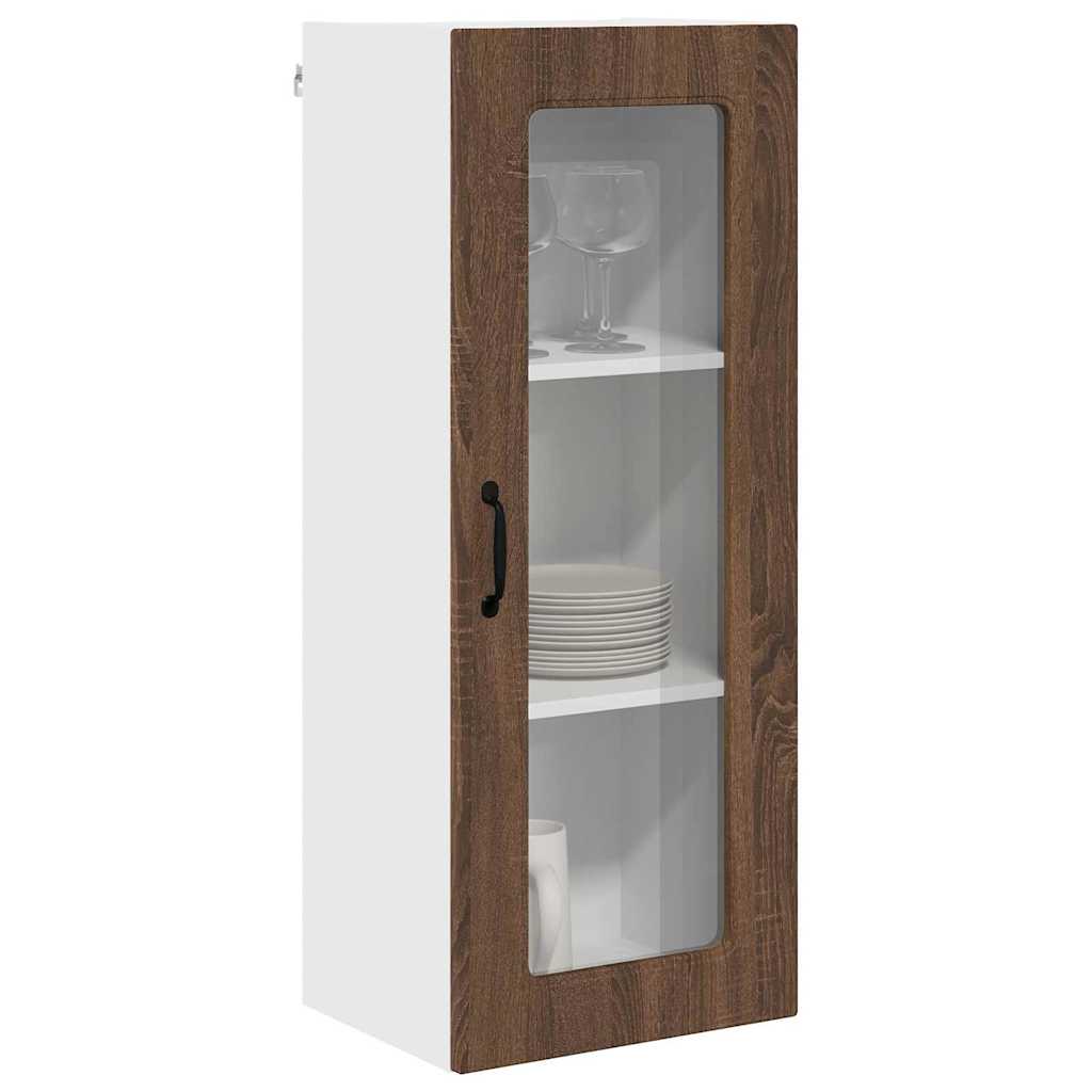 Dulap suspendat de bucatarie Stejar inchis 40 x 31 x 100 cm — imaginea 4