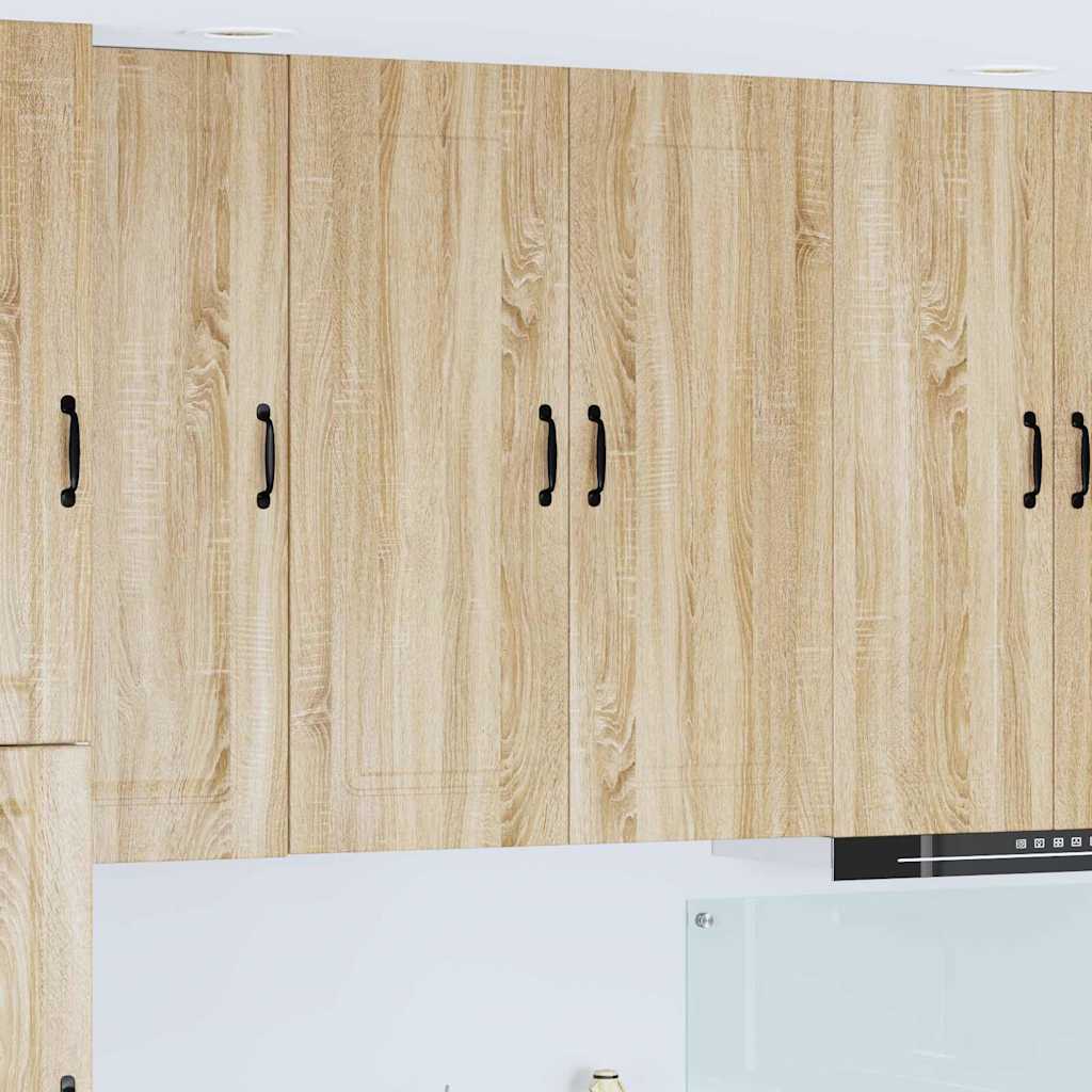 Dulap suspendat de bucatarie Stejar Sonoma 80 x 31 x 100 cm — imaginea 2