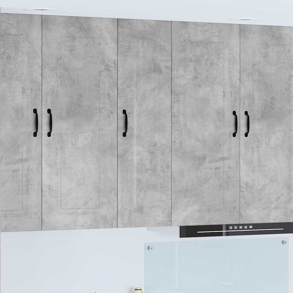 Dulap suspendat de bucatarie Gri din beton 30 x 31 x 100 cm — imaginea 2