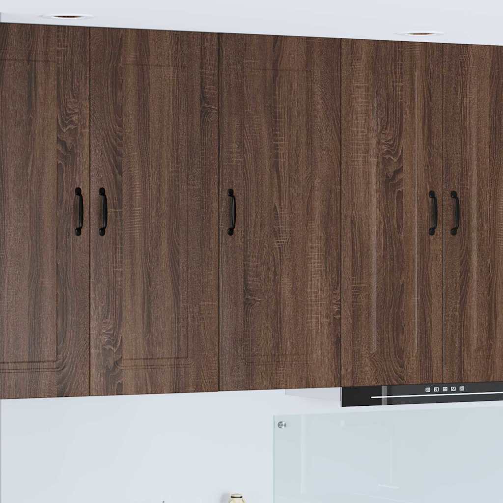 Dulap suspendat de bucatarie Stejar inchis 40 x 31 x 100 cm — imaginea 2