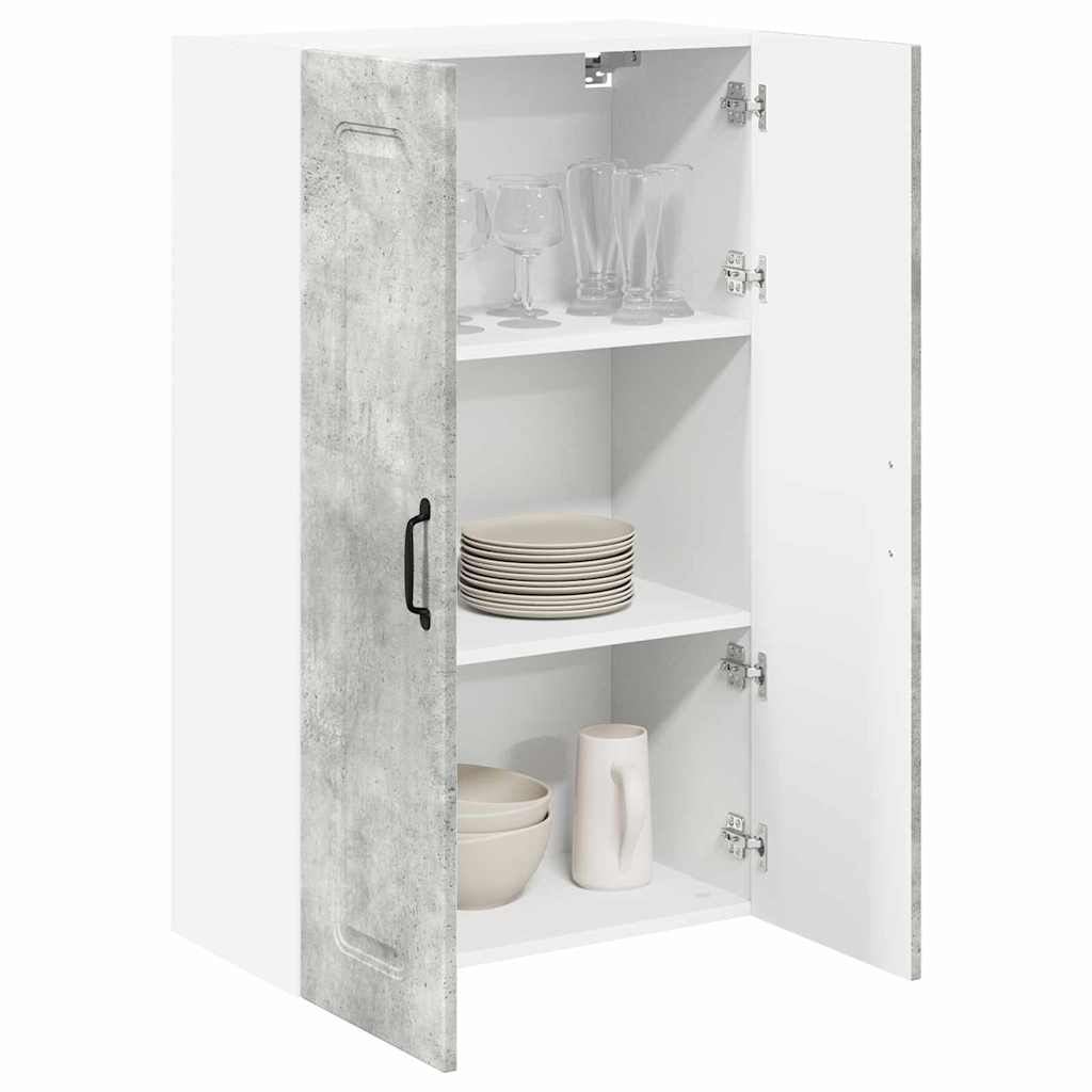 Dulap suspendat de bucatarie Gri din beton 60 x 31 x 100 cm — imaginea 4