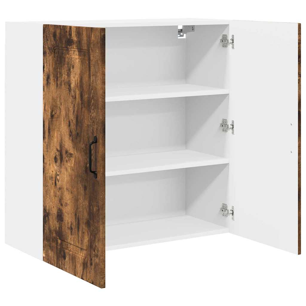 Dulap suspendat de bucatarie Stejar fumuriu 80 x 31 x 80 cm — imaginea 6