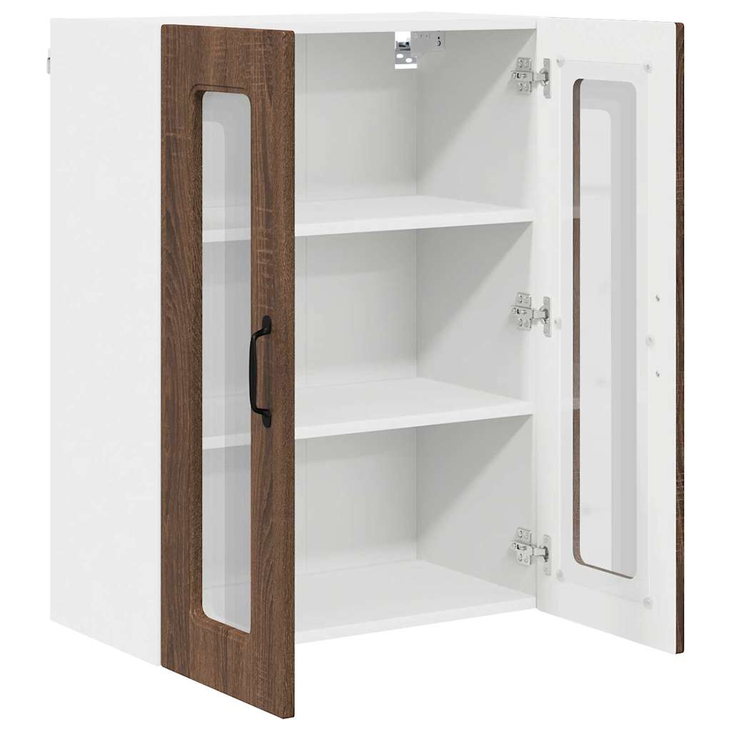 Dulap suspendat de bucatarie Stejar inchis 60 x 31 x 80 cm — imaginea 6
