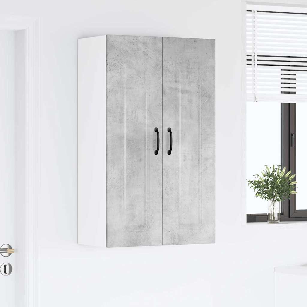 Dulap suspendat de bucatarie Gri din beton 60 x 31 x 100 cm — imaginea 5