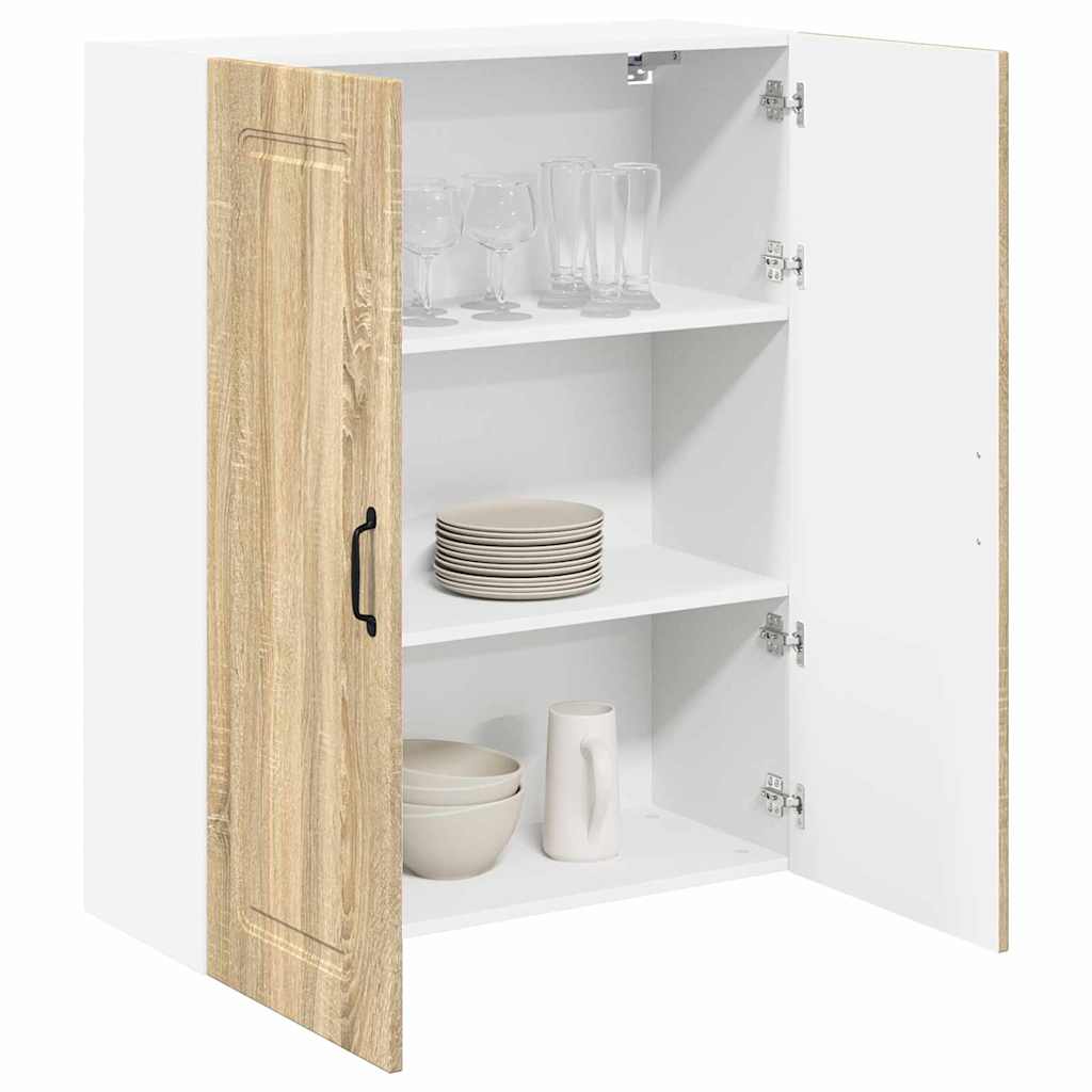 Dulap suspendat de bucatarie Stejar Sonoma 80 x 31 x 100 cm — imaginea 4
