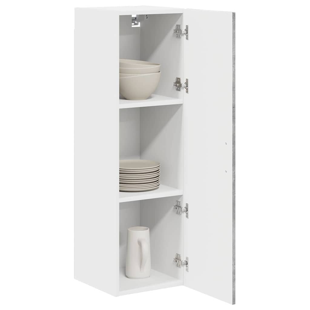 Dulap suspendat de bucatarie Gri din beton 30 x 31 x 100 cm — imaginea 4