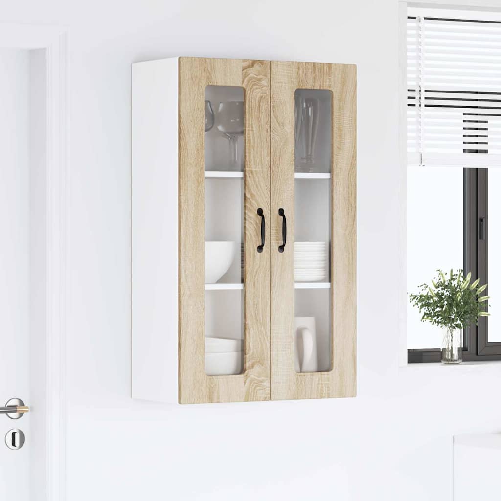 Dulap suspendat de bucatarie Stejar Sonoma 60 x 31 x 100 cm — imaginea 5