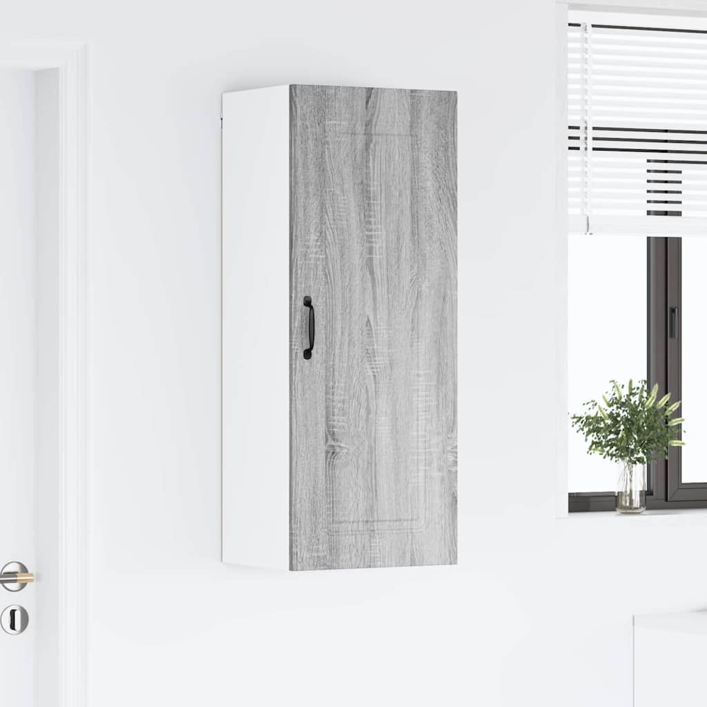 Dulap suspendat de bucatarie cu usa Gri Sonoma 40 x 31 x 100 cm — imaginea 5