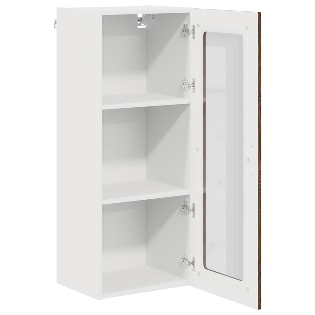 Dulap suspendat de bucatarie Stejar inchis 40 x 31 x 100 cm — imaginea 6