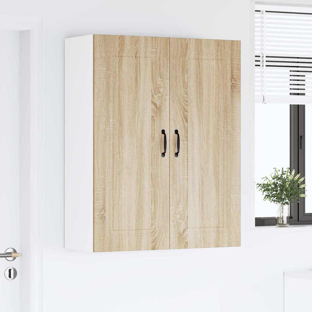 Dulap suspendat de bucatarie Stejar Sonoma 80 x 31 x 100 cm — imaginea 5