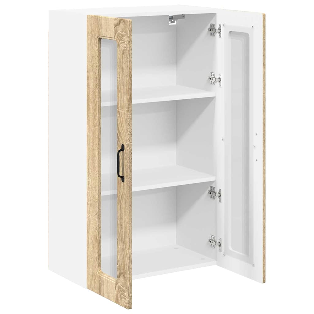Dulap suspendat de bucatarie Stejar Sonoma 60 x 31 x 100 cm — imaginea 6
