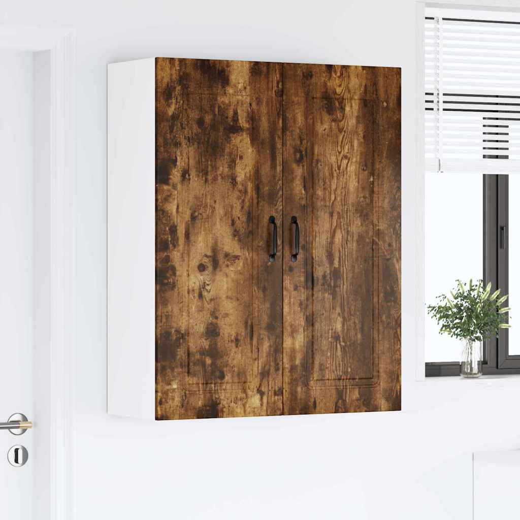 Dulap suspendat de bucatarie Stejar fumuriu 80 x 31 x 100 cm — imaginea 5