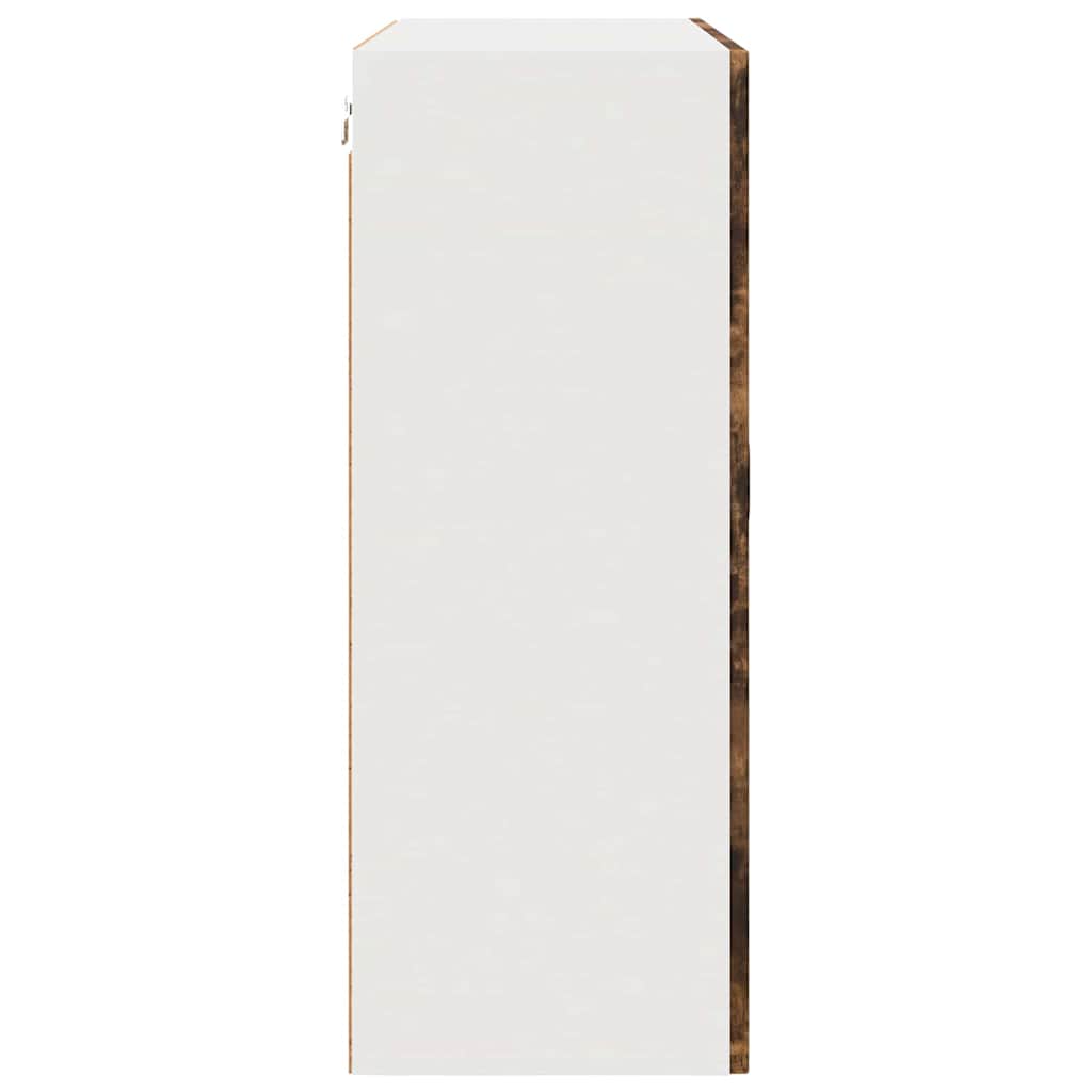 Dulap suspendat de bucatarie Stejar fumuriu 80 x 31 x 80 cm — imaginea 8
