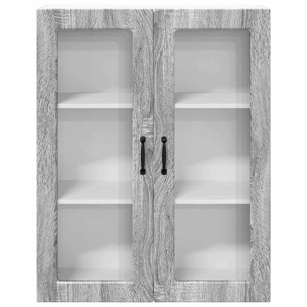 Dulap suspendat de bucatarie cu usa Gri Sonoma 80 x 31 x 100 cm — imaginea 7