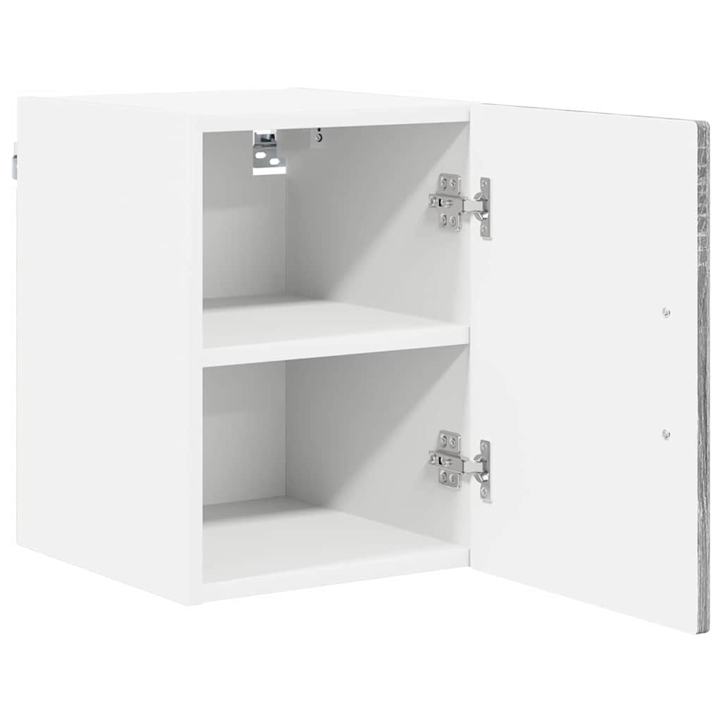 Dulap suspendat de bucatarie cu raft Gri Sonoma 30 x 31 x 40 cm — imaginea 6
