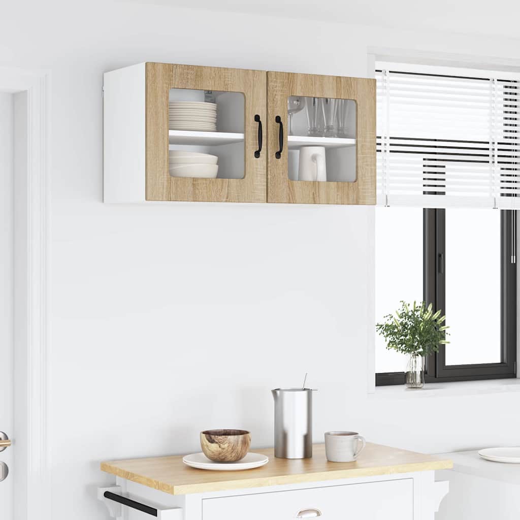 Dulap suspendat de bucatarie Stejar Sonoma 40 x 31 x 40 cm — imaginea 5