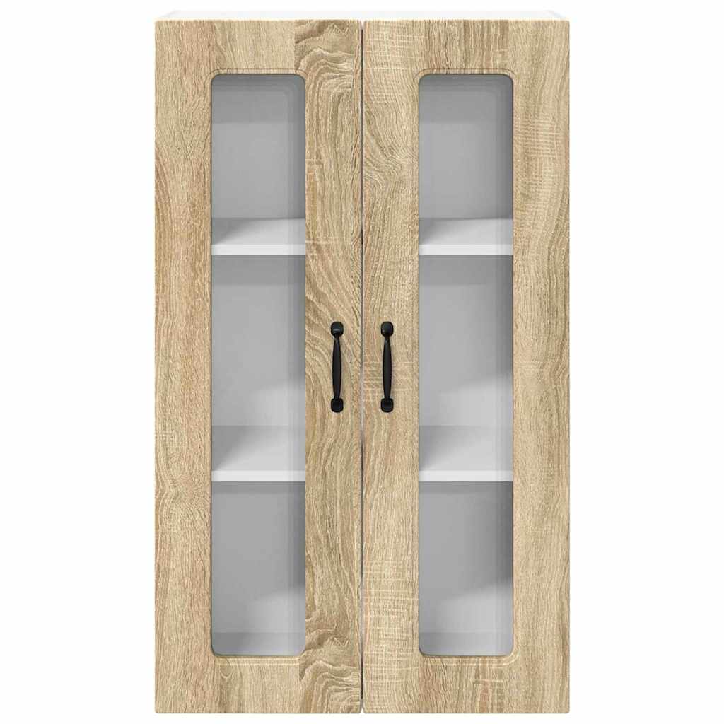 Dulap suspendat de bucatarie Stejar Sonoma 60 x 31 x 100 cm — imaginea 7