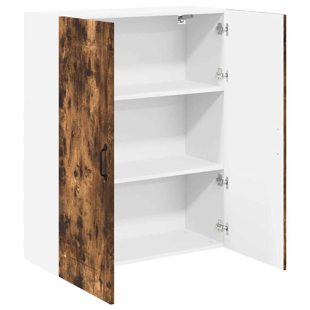 Dulap suspendat de bucatarie Stejar fumuriu 80 x 31 x 100 cm — imaginea 6