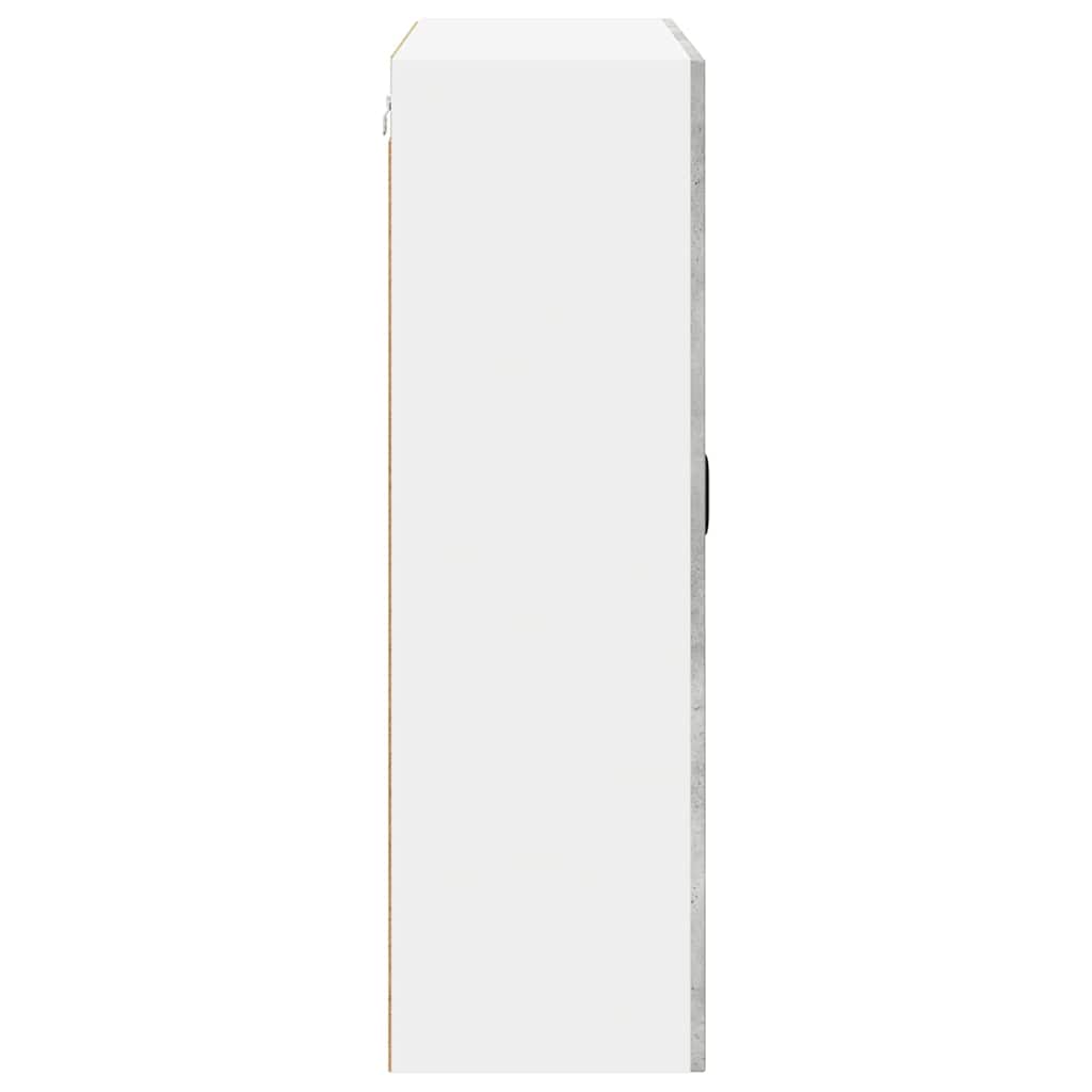 Dulap suspendat de bucatarie Gri din beton 80 x 31 x 100 cm — imaginea 8