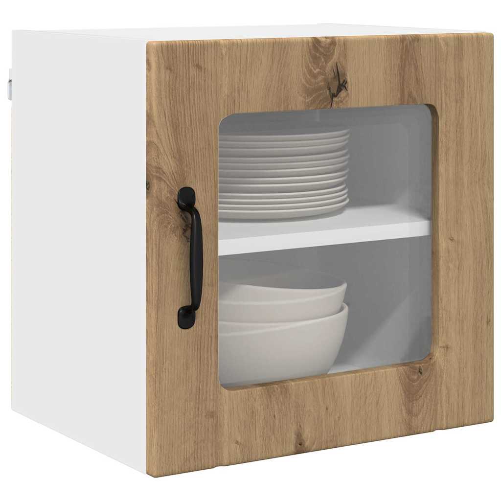 Dulap suspendat de bucatarie Stejar Artizanal 40 x 31 x 40 cm — imaginea 4