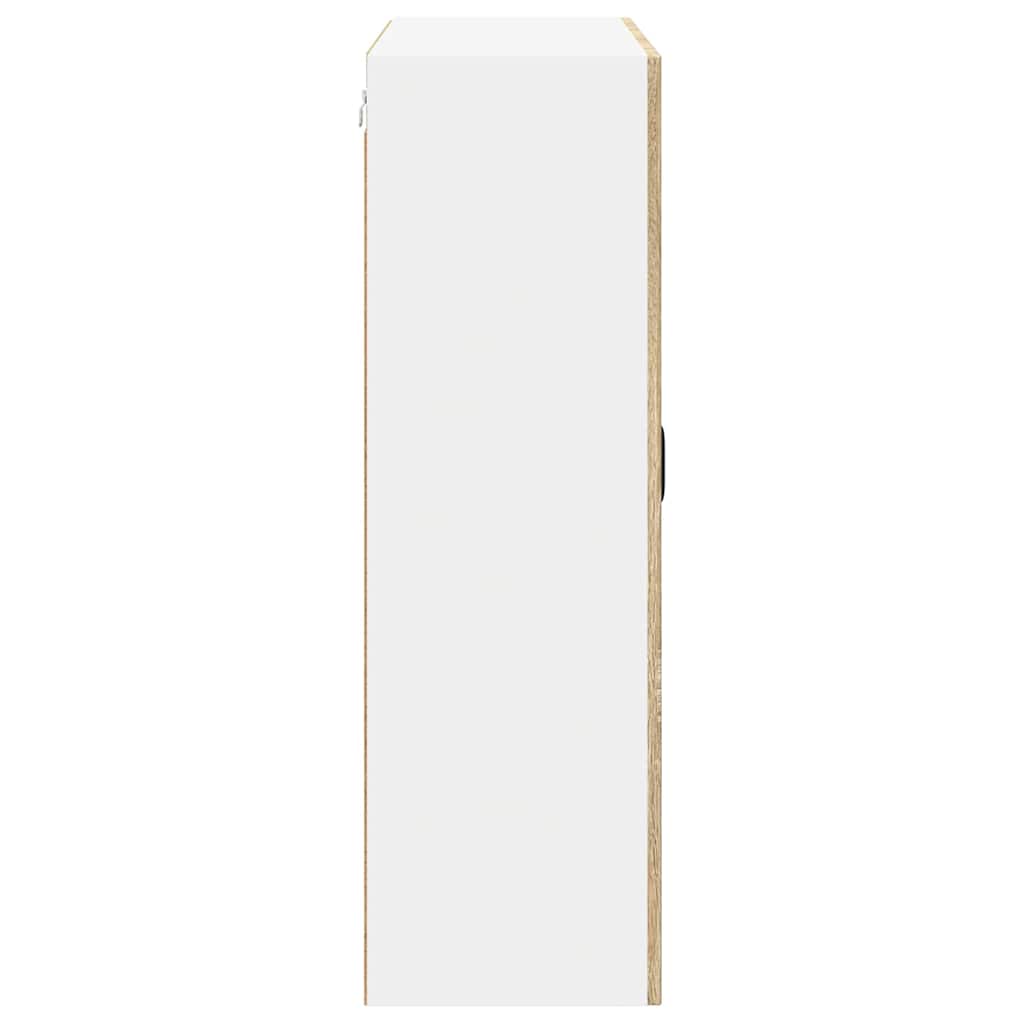 Dulap suspendat de bucatarie Stejar Sonoma 80 x 31 x 100 cm — imaginea 8