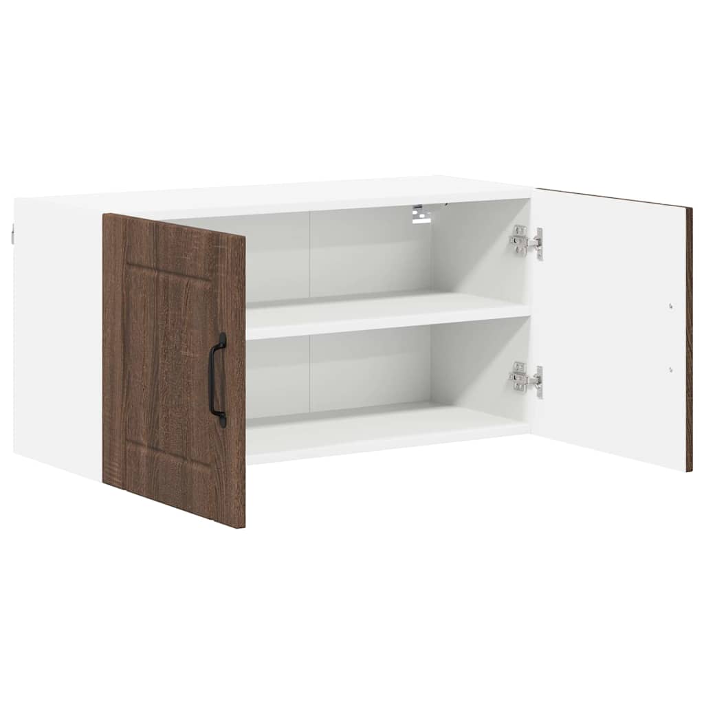 Dulap suspendat de bucatarie Stejar inchis 80 x 31 x 40 cm — imaginea 6